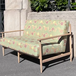 Divano Gaia in Frassino e tessuto “Floreale”*mg12 by Monica Geronimi Best