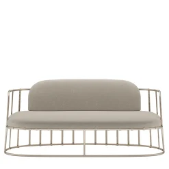 Divano grigio Dolmen di Margherita Rui*Dante Negro Hot