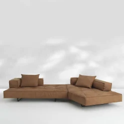 Divano in pelle nubuk rustica M1 Pentagon*Albedo Sale