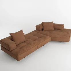 Divano in pelle nubuk rustica M1 Pentagon*Albedo Sale