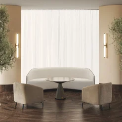 Divano Lounge Flare 02 Curvo Bianco*Morello Gianpaolo Sale