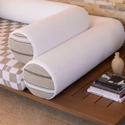 Divano Majlis Composizione bianca 216L + 266R*Jwana Hamdan Discount