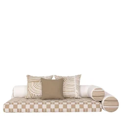 Divano Majlis On Floor Bianco Modulare Destro*Jwana Hamdan Outlet