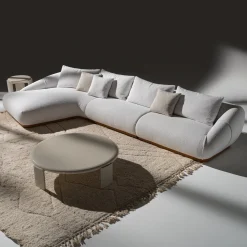 Divano Modulare ad angolo Manila Bianco di Palomba + Serafini*Ferri 1956 Hot