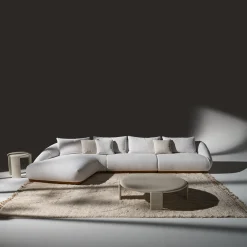 Divano Modulare ad angolo Manila Bianco di Palomba + Serafini*Ferri 1956 Hot