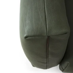 Divano modulare SHIFU in pelle verde*Borzalino Outlet