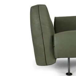 Divano modulare SHIFU in pelle verde*Borzalino Outlet