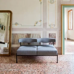 Divano Momo a 2 posti grigio*Sitia Discount