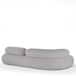 Divano Nefelibata bianco in jacquard bielastico*Adrenalina Best