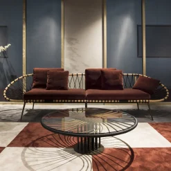 Divano ovale Discovery Ed/20 043 di Studio Mamo*Zanaboni New