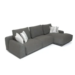 Divano Paloma con chaise longue grigio antracite*Mantellassi 1926 Sale