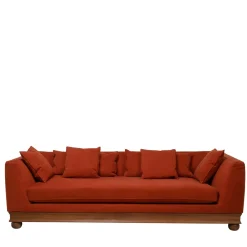 Divano Paris 3 posti rosso*Chelini Online