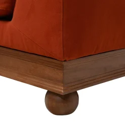 Divano Paris 3 posti rosso*Chelini Online