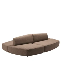 Divano Pavé a 4 moduli in tessuto marrone di Marc Sadler*Sitia Hot