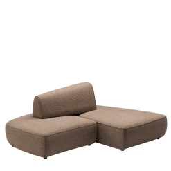 Divano Pavé Modulabile in Tessuto Marrone di Marc Sadler*Sitia Sale