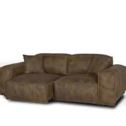 Divano Placido in Pelle Marrone*Mantellassi 1926 Sale