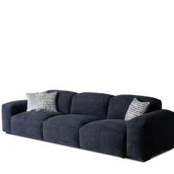 Divano Placido in Tessuto Blu a 3 Posti*Mantellassi 1926 Outlet