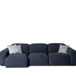 Divano Placido in Tessuto Blu a 3 Posti*Mantellassi 1926 Outlet