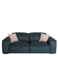 Divano Placido in Tessuto Blu Verde Petrolio*Mantellassi 1926 Discount