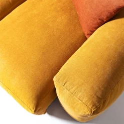 Divano Placido in Tessuto Giallo a 3 Posti*Mantellassi 1926 Best