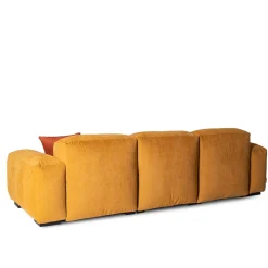 Divano Placido in Tessuto Giallo a 3 Posti*Mantellassi 1926 Best