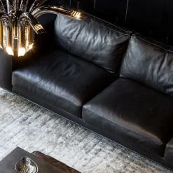 Divano Roger nero di Dainellistudio*Daytona Sale