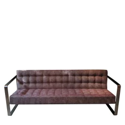 Divano rosso T33 di Franco Albini*Officina Della Scala Sale