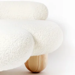 Divano scultoreo bianco siamese*Pietro Franceschini Online