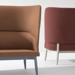 Divano Spy 665 rosso di Emilio Nanni*Billiani 1911 Sale