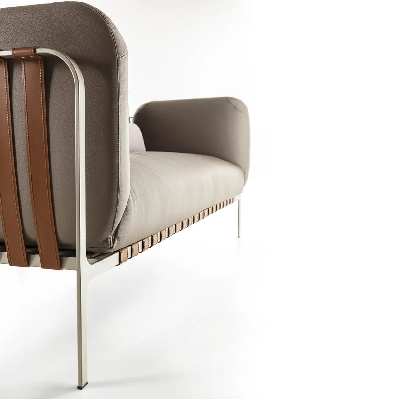 Divano Sydney in Pelle Beige*Enrico Pellizzoni Sale