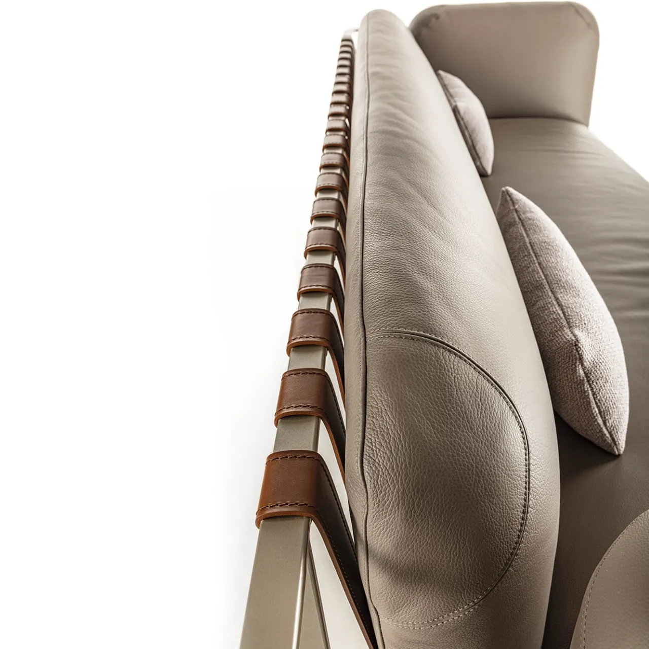 Divano Sydney in Pelle Beige*Enrico Pellizzoni Sale