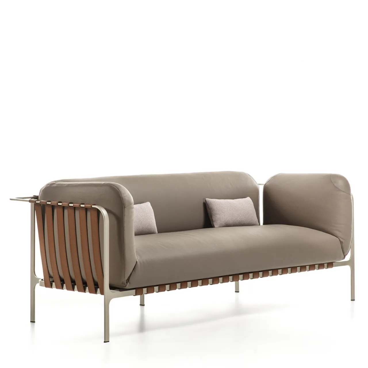 Divano Sydney in Pelle Beige*Enrico Pellizzoni Sale