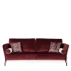 Divano Universal velluto rosso e bianco*Mantellassi 1926 Outlet
