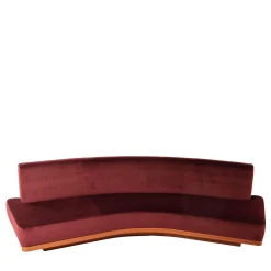 Divano Wild Back Curved Red Wine di Lorenza Bozzoli*Fratelli Boffi Sale