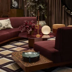 Divano Wild Back Curved Red Wine di Lorenza Bozzoli*Fratelli Boffi Sale