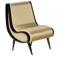 Eclipse Lounge Chair in tessuto oro*Extroverso Sale