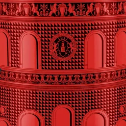 Facciata Quattrocentesca Armadietto curvo rosso*Fornasetti Outlet