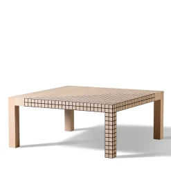 Frammento Misura Tavolino da Caffè Quadrato in Frassino e Wengé*Morelato New