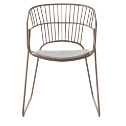 Giappone Sedia in acciaio marrone*Sitia New