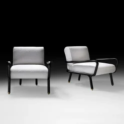 GIRO' Moka Sedia da salotto in legno di frassino*Black Tie Outlet