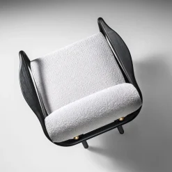 GIRO' Moka Sedia da salotto in legno di frassino*Black Tie Outlet