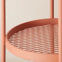 Himalia Comodino in Ferro Rosa di Studio Pari*Lispi Discount