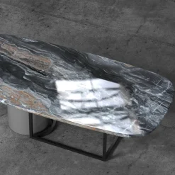 Horus Arabescato Orobico Marble Dining Table*Secolo Best