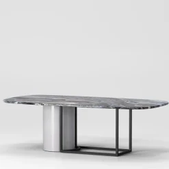 Horus Arabescato Orobico Marble Dining Table*Secolo Best