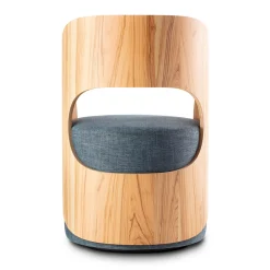 Hug Blue Lounge chair di Luigi Maggiore*Barba Design Sale