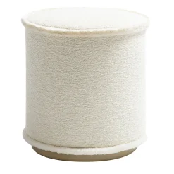 Il pouf - Bouclè Crema*LO Decor