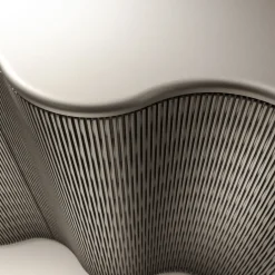 Infinity Credenza ondulata a 2 porte in Lacca 61 Stagno*Laura Meroni Outlet