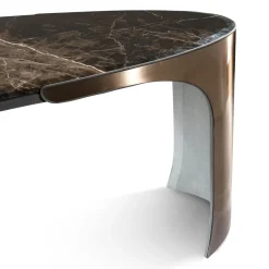 Jet Plane Scrivania in Legno Nero con Piano in Marmo Nero*Visionnaire Best