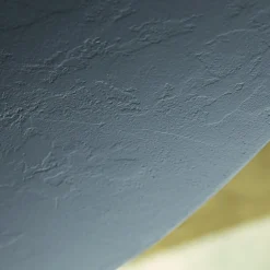 Lama Tavolo Tondo Decorato Con Resina Spatolata Color Dark Brown*Disain 1971 Discount