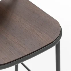 0179-LE Sgabello alto in rovere Metis di Studio Gabbertas*TrabA' Outlet